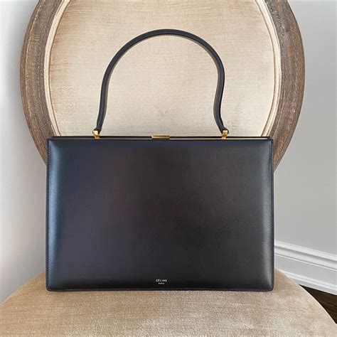 celine clasp handbag.